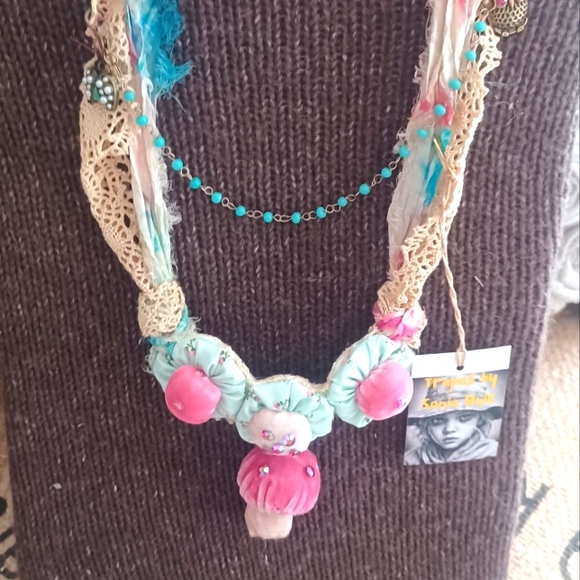 Upcycled Necklace: - Picture 5 of 10